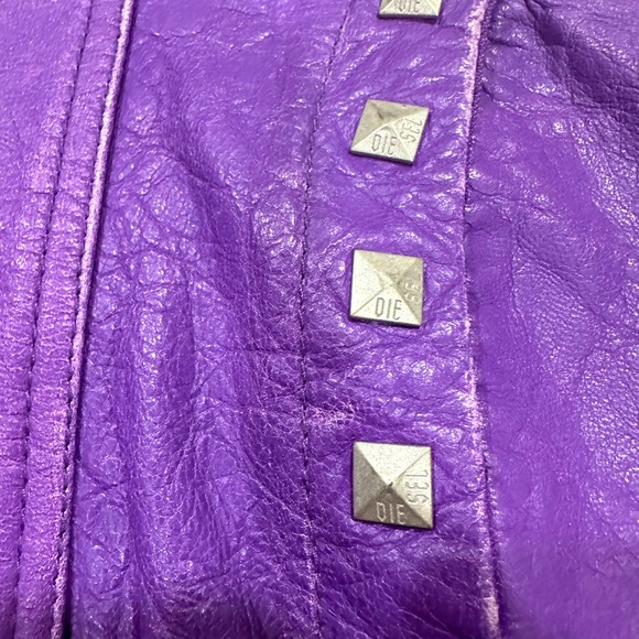 Diesel genuine leather biker jacket - Picture 3 of 6